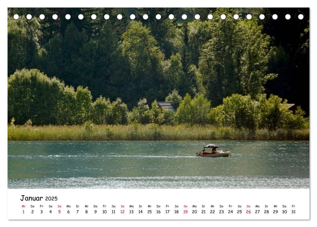 Bild: 9783435154296 | Wanderbarer Weißensee (Tischkalender 2025 DIN A5 quer), CALVENDO...