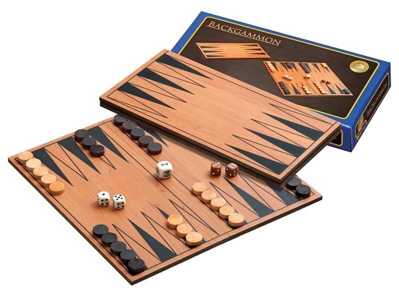 Cover: 4014156011380 | Philos 1138 - Backgammon-Set, klappbares Spielbrett, Reisespiel | 1138
