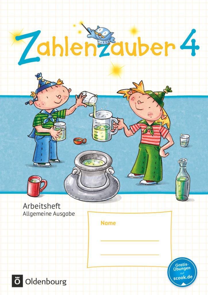 Cover: 9783637018778 | Zahlenzauber 4. Schuljahr - Allgemeine Ausgabe - Arbeitsheft | Buch