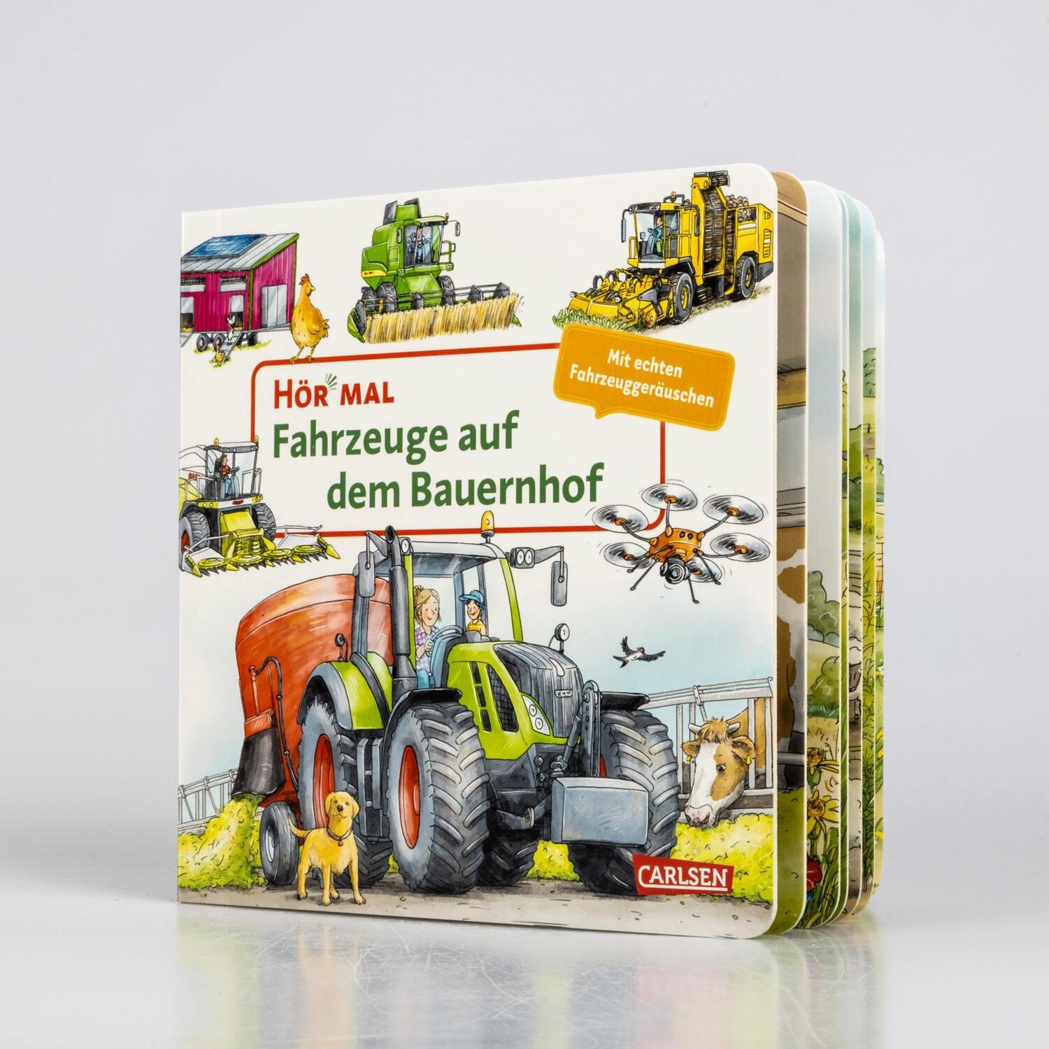 Bild: 9783551253989 | Hör mal (Soundbuch): Fahrzeuge auf dem Bauernhof | Christian Zimmer