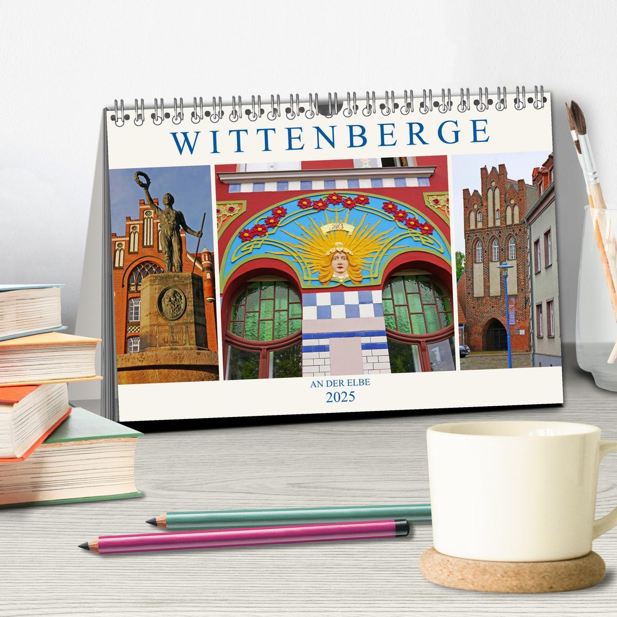 Bild: 9783435369133 | Wittenberge an der Elbe (Tischkalender 2025 DIN A5 quer), CALVENDO...