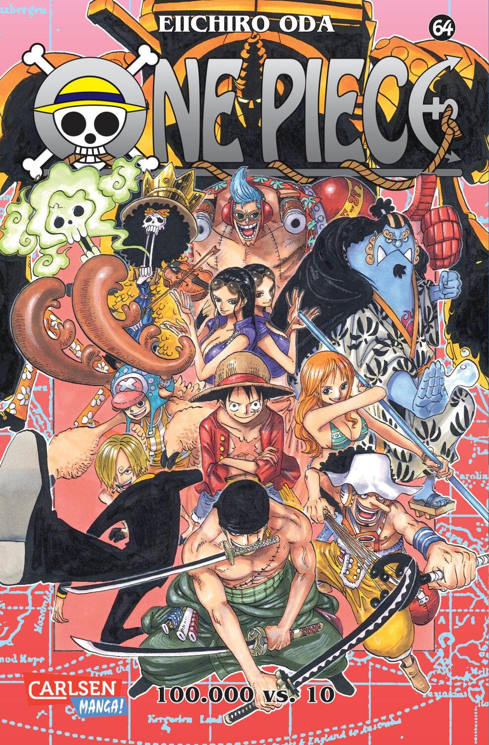 Cover: 9783551759900 | One Piece 64. 100.000 vs. 10 | Eiichiro Oda | Taschenbuch | One Piece