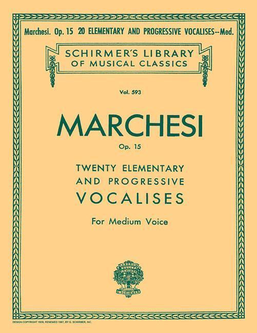 Cover: 9780634069529 | 20 Elementary and Progressive Vocalises, Op. 15 | Taschenbuch | Buch