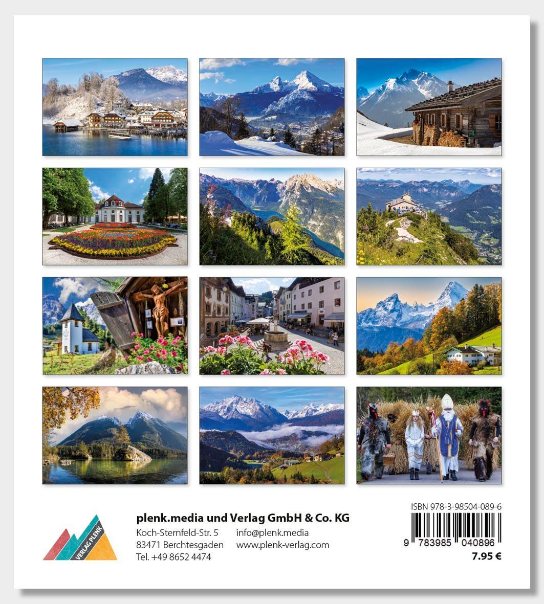 Rückseite: 9783985040896 | Berchtesgaden Königssee Postkartenkalender 2025 | KG | Kalender | 2025