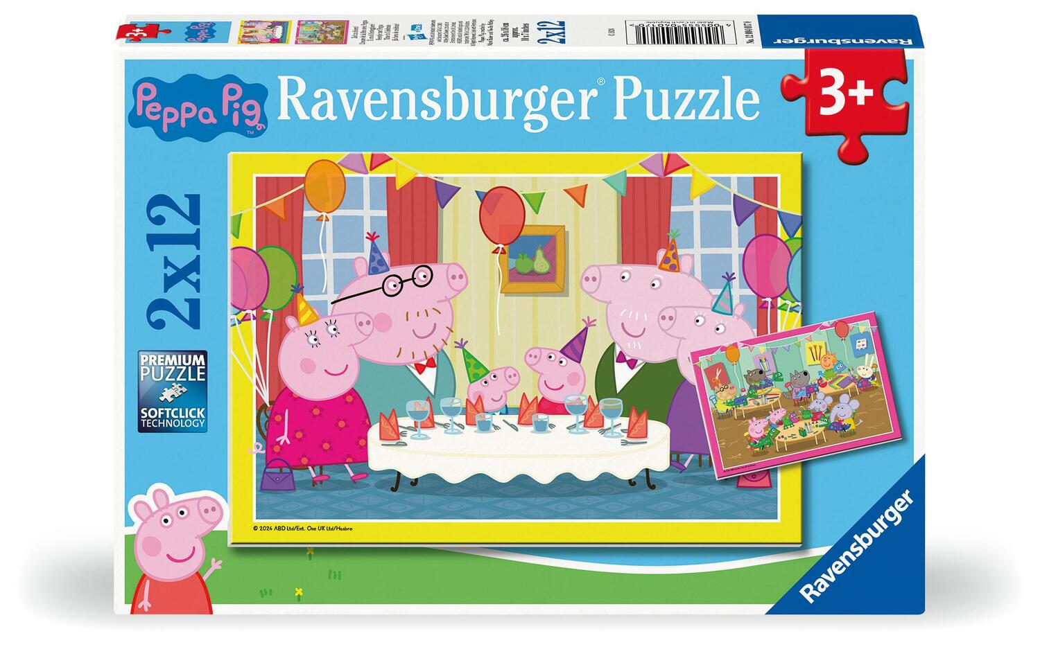 Cover: 4005555040170 | Ravensburger Kinderpuzzle 12004017 - Zeit zu feiern! - 2x12 Teile...