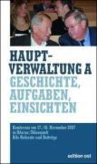 Cover: 9783360010933 | Hauptverwaltung A | Taschenbuch | 288 S. | Deutsch | 2008