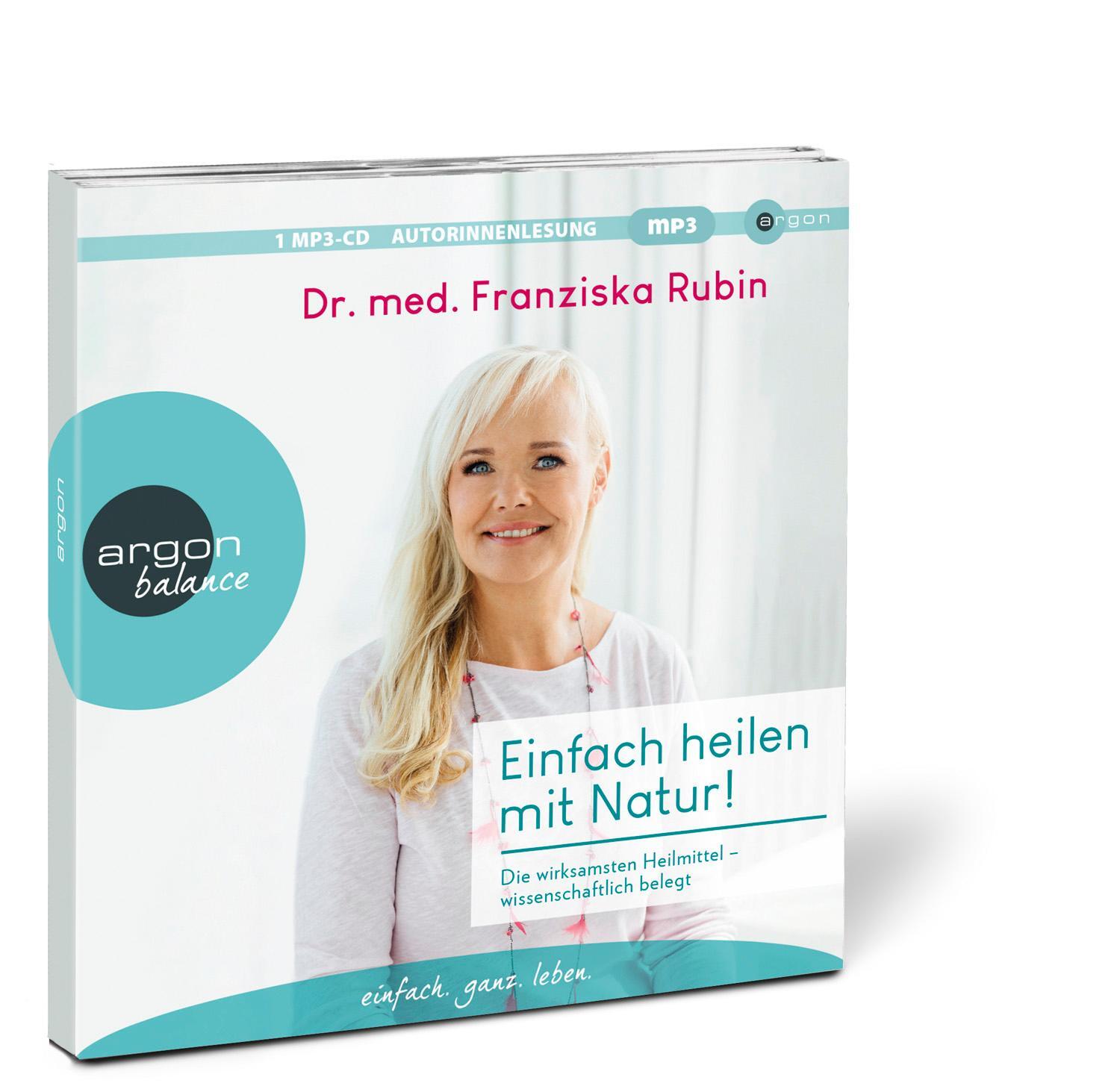 Bild: 9783839882481 | Einfach heilen mit Natur! | Franziska Rubin | MP3 | 1 Audio-CD | 2022