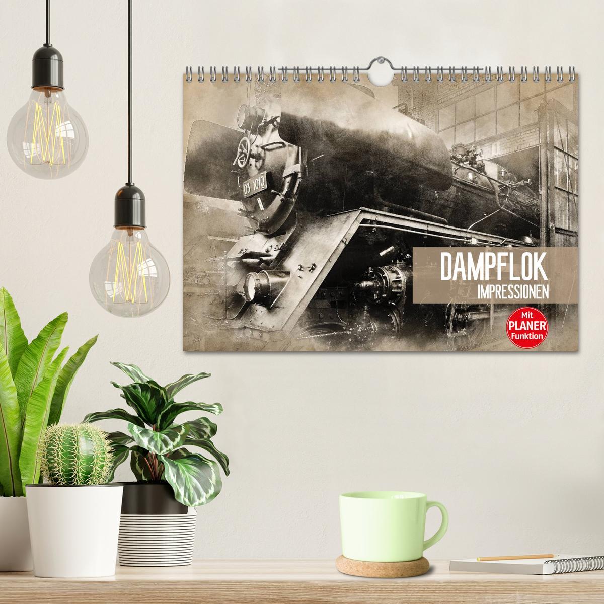 Bild: 9783435442393 | Dampflok Impressionen (Wandkalender 2025 DIN A4 quer), CALVENDO...