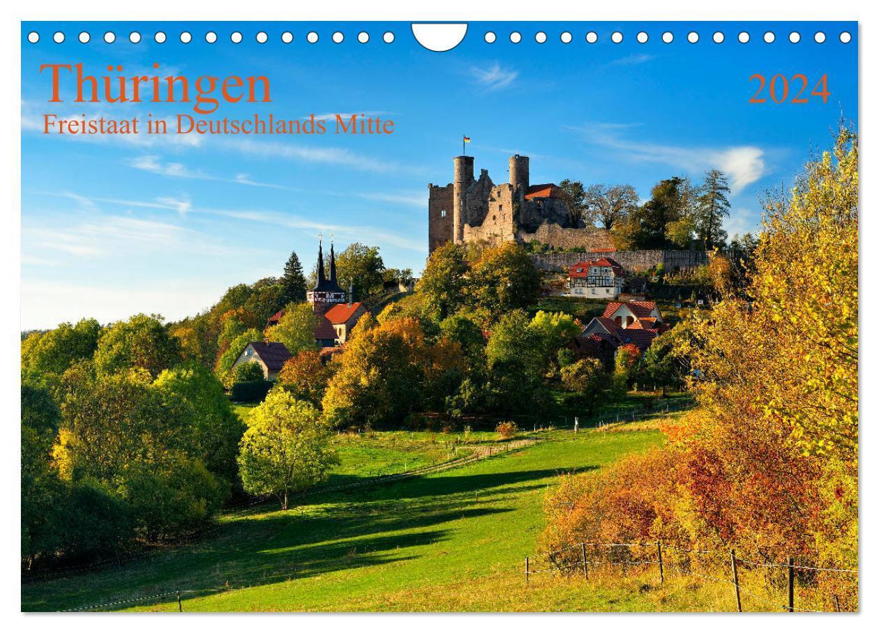 Cover: 9783675563322 | Thüringen Freistaat in Deutschlands Mitte (Wandkalender 2024 DIN A4...