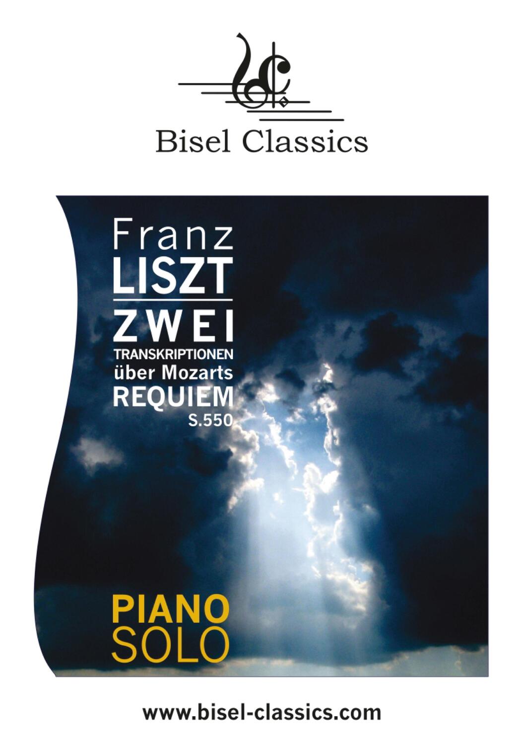 Cover: 9783755797104 | Zwei Transkriptionen über Mozarts Requiem, S. 550 | Franz Liszt | Buch
