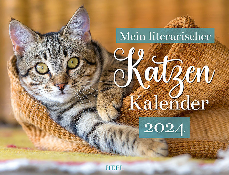 Cover: 9783966646437 | Mein Literarischer Katzenkalender 2024 | Kalender | Spiralbindung