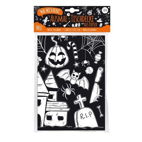 Cover: 8719689919207 | Mal Mich Bunt Ausmal-Tischdecke aus Papier, Motiv Halloween | Stück