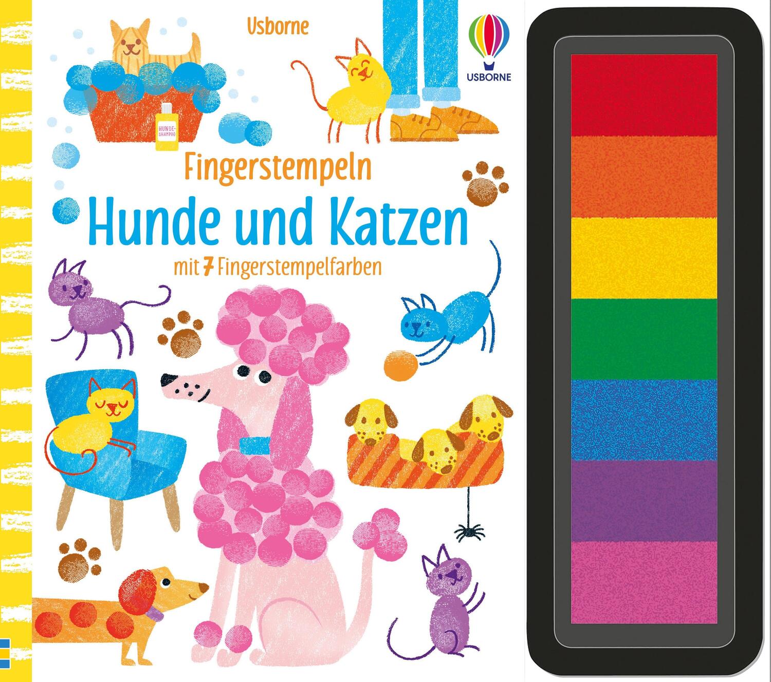 Cover: 9781035701179 | Fingerstempeln: Hunde und Katzen | Buch | Fingerstempeln-Reihe | 64 S.