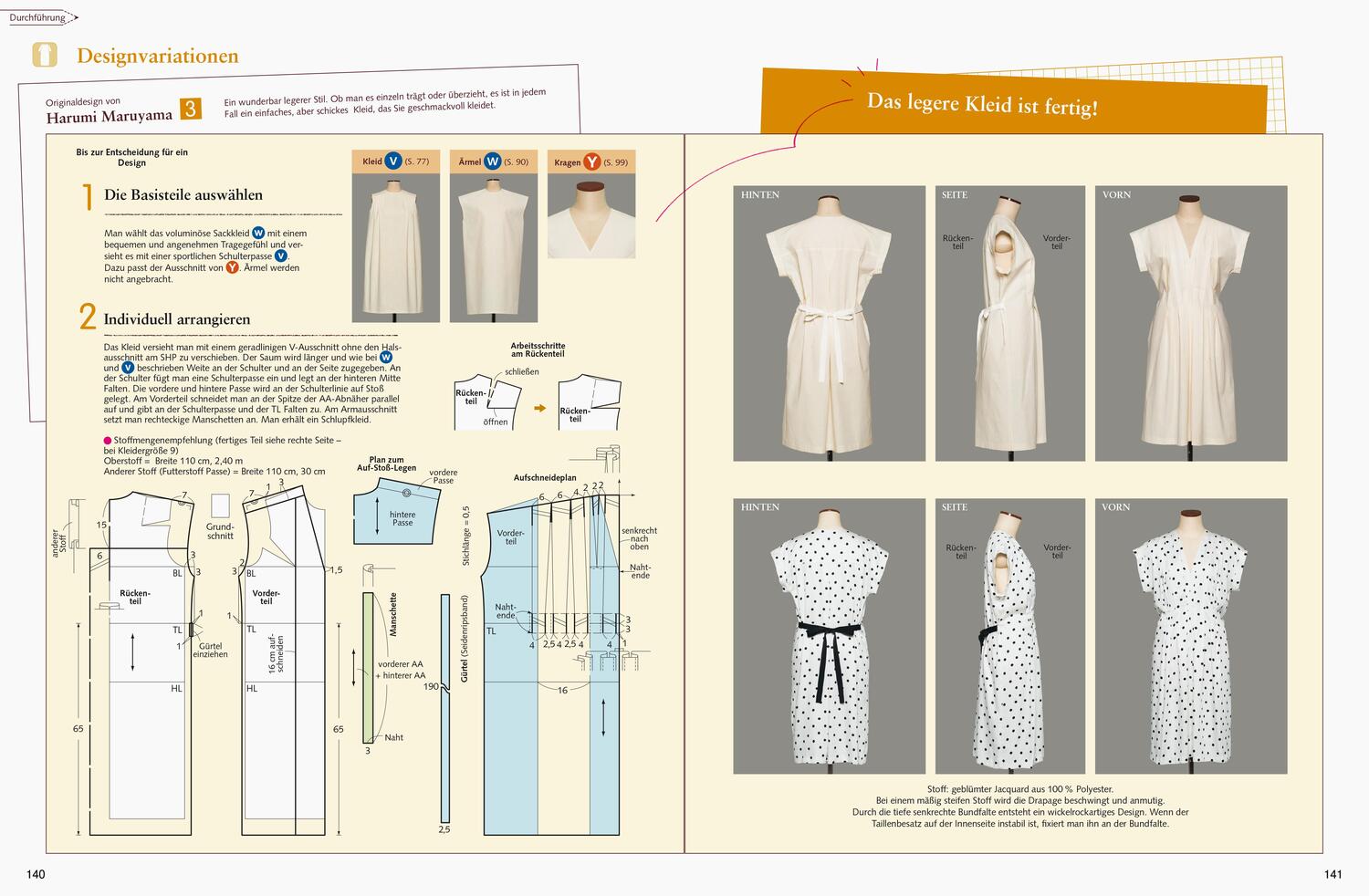 Bild: 9783830720676 | Kleid-Grundschnittvariationen | Harumi Maruyama | Taschenbuch | 194 S.