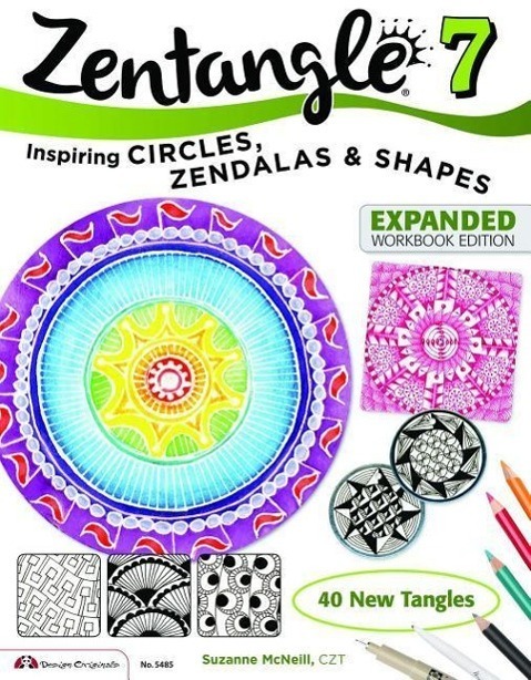 Cover: 9781574213874 | Zentangle 10 | Dimensional Tangle Projects | Suzanne, CZT McNeill
