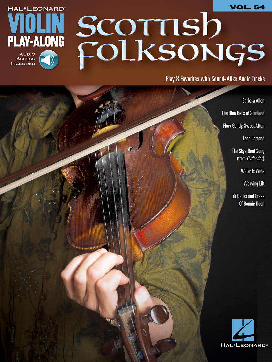 Cover: 888680078836 | Scottish Folksongs | Violin Play-Along Volume 54 | Violin Play-Along