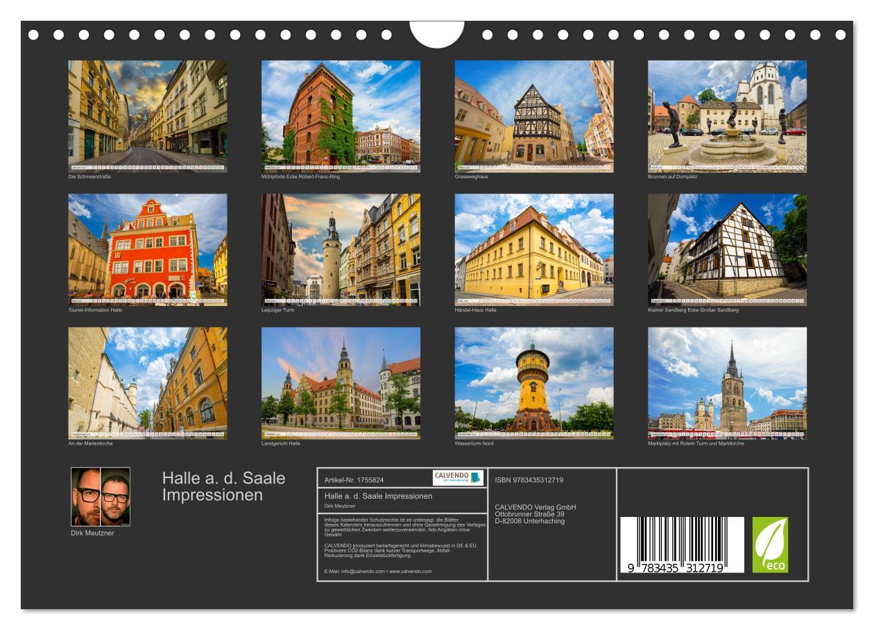 Bild: 9783435312719 | Halle a. d. Saale Impressionen (Wandkalender 2025 DIN A4 quer),...