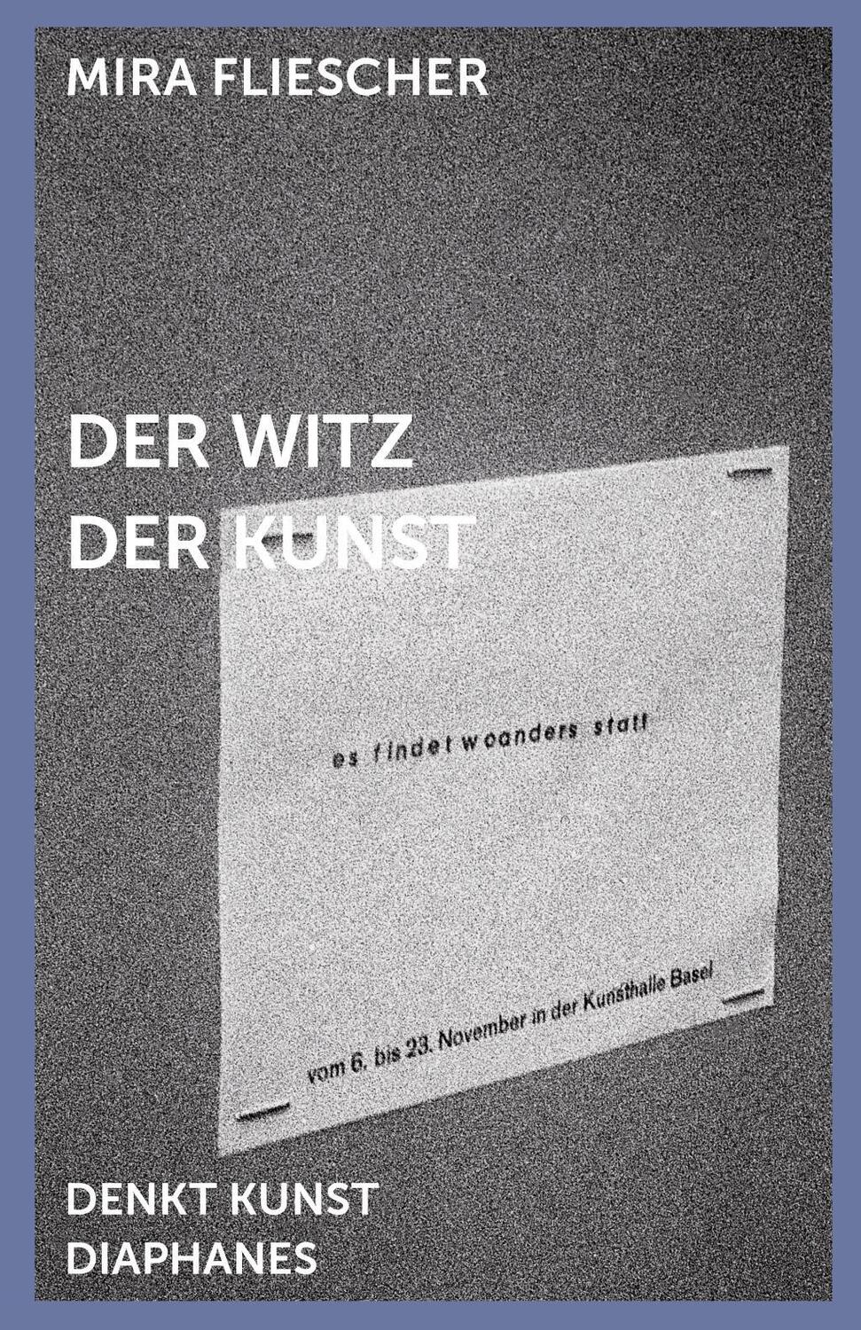 Cover: 9783035802542 | Der Witz der Kunst | Modelle ästhetischen Denkens, DENKT KUNST | Buch