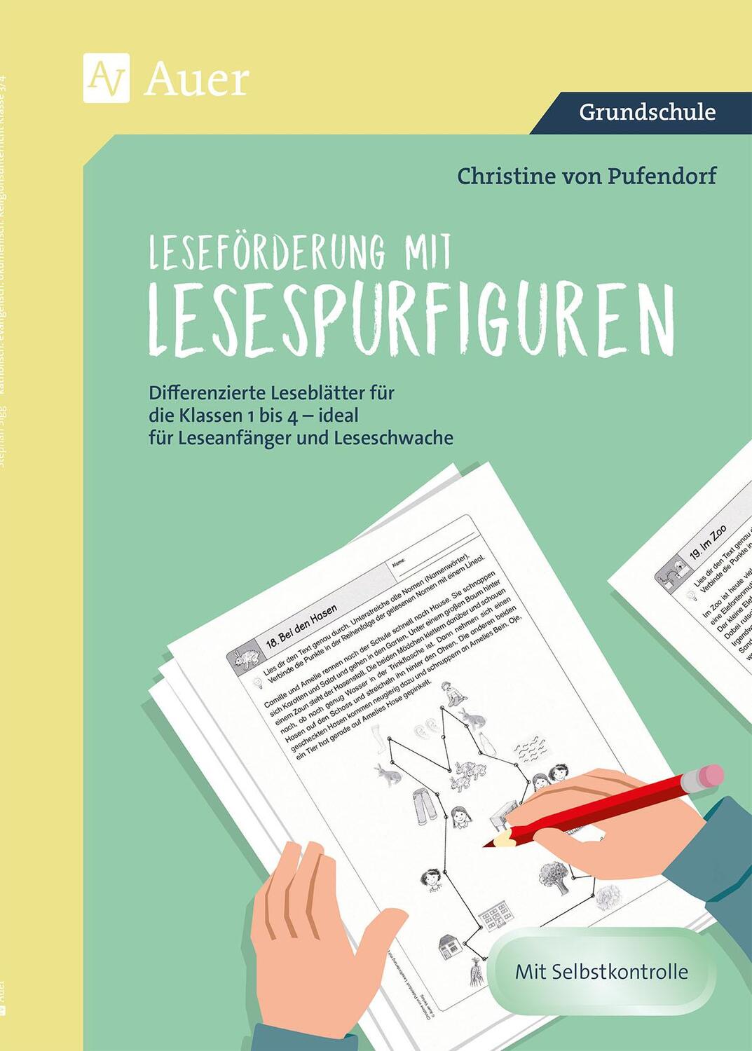 Cover: 9783403084150 | Leseförderung mit Lesespurfiguren | Christine von Pufendorf | Deutsch