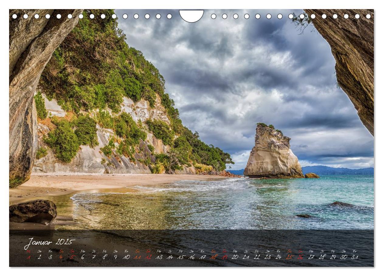 Bild: 9783435752836 | Neuseeland - Land der Maori (Wandkalender 2025 DIN A4 quer),...