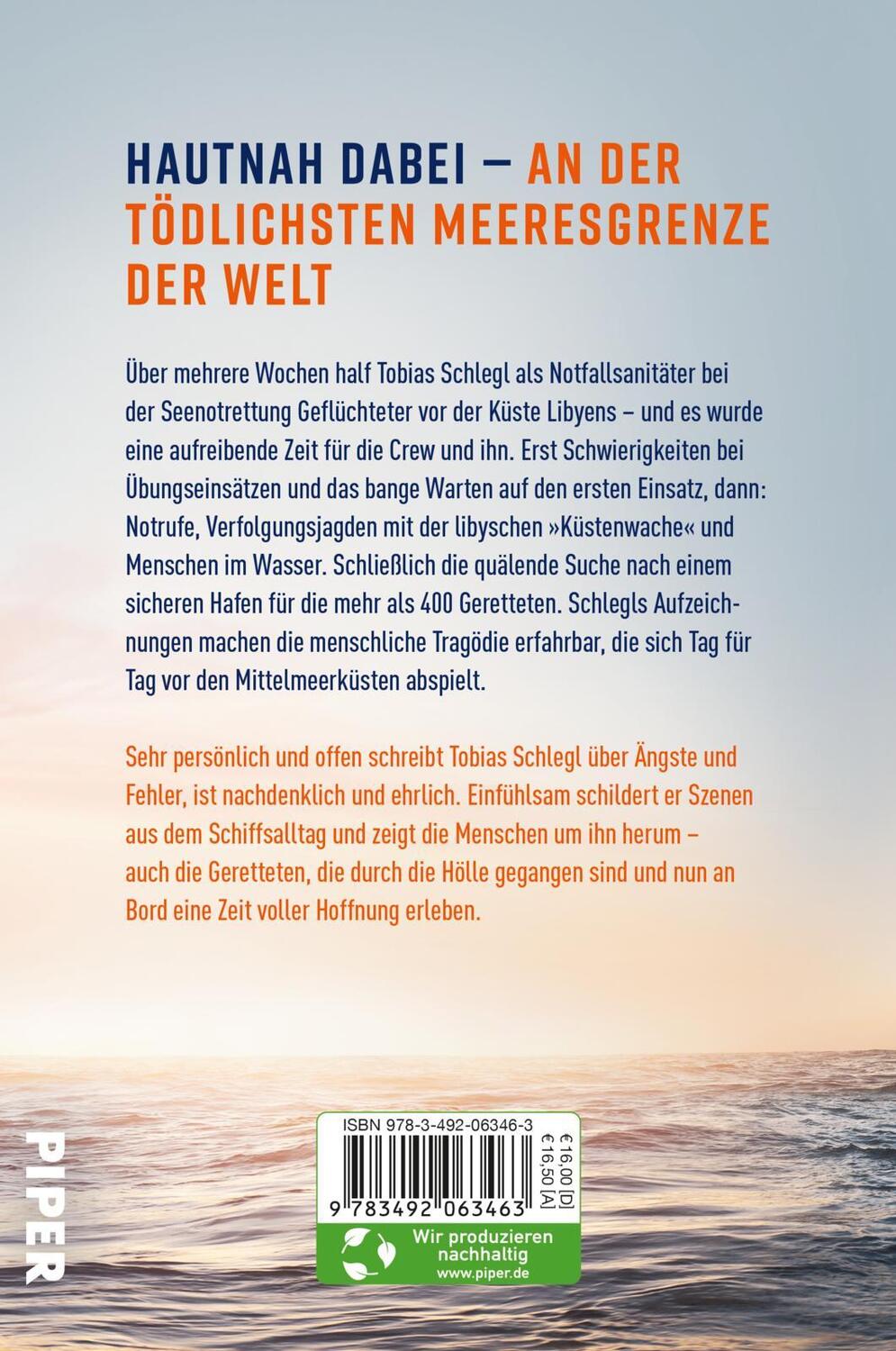 Rückseite: 9783492063463 | See. Not. Rettung. | Tobias Schlegl | Taschenbuch | Deutsch | 2022