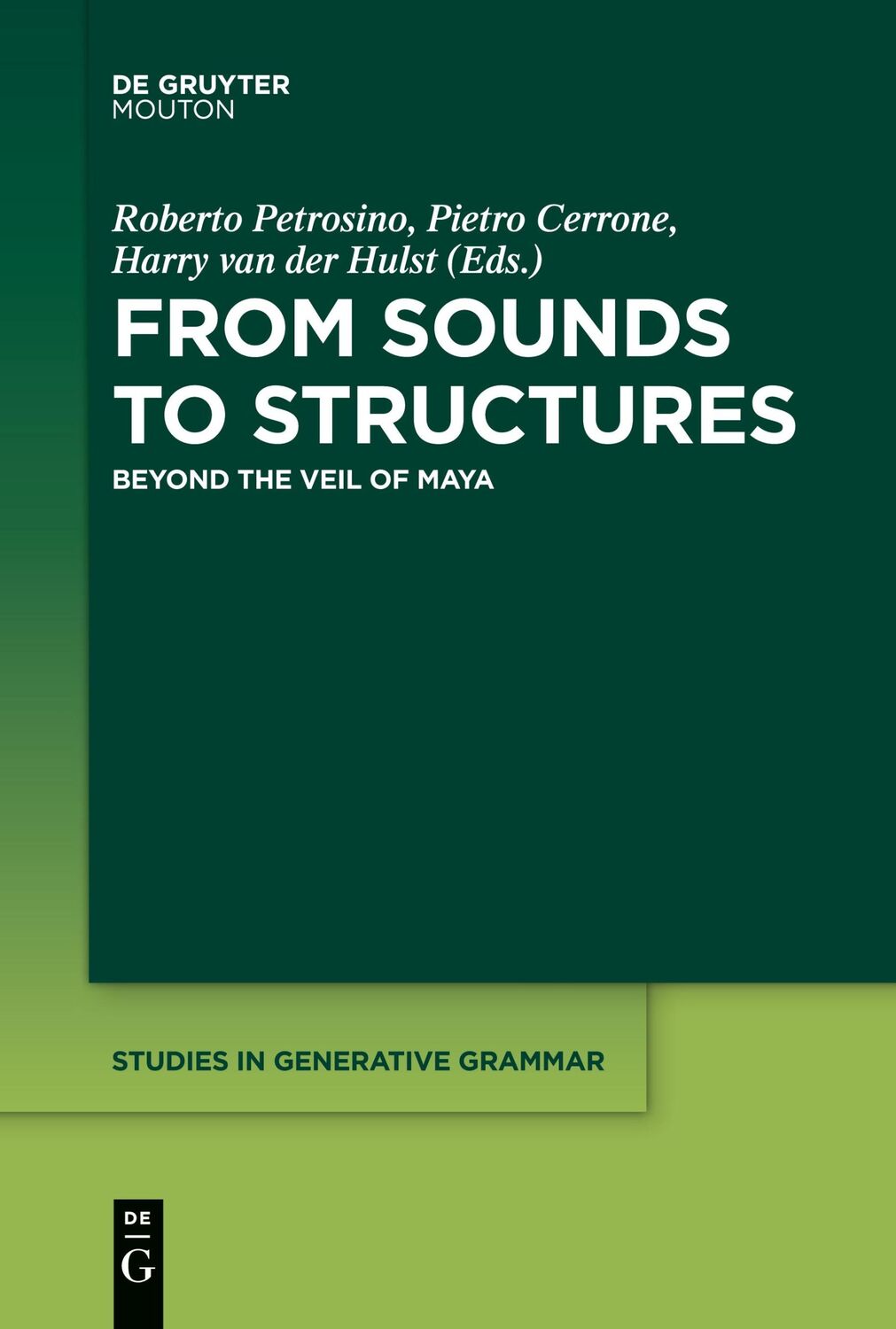 Cover: 9781501521317 | From Sounds to Structures | Beyond the Veil of Maya | Taschenbuch