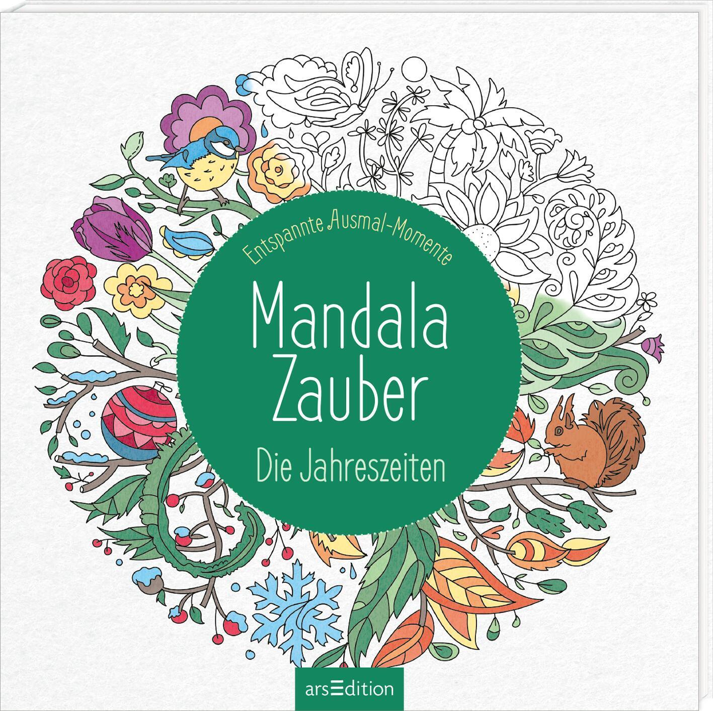 Cover: 4014489130871 | Mandala-Zauber - Die Jahreszeiten | Entspannte Ausmal-Momente | Buch