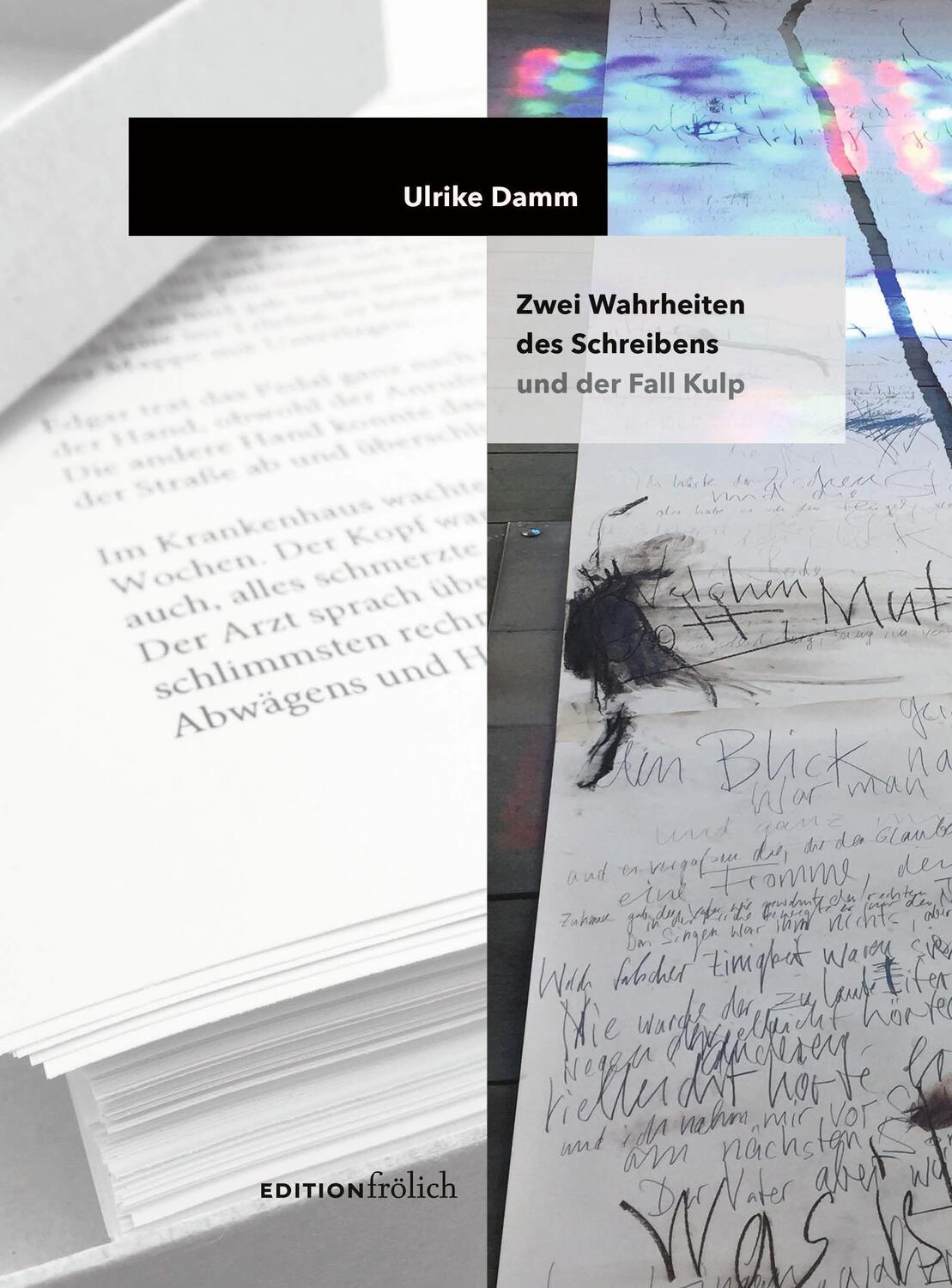 Cover: 9783982445052 | Zwei Wahrheiten des Schreibens und der Fall Kulp | Ulrike Damm | Buch