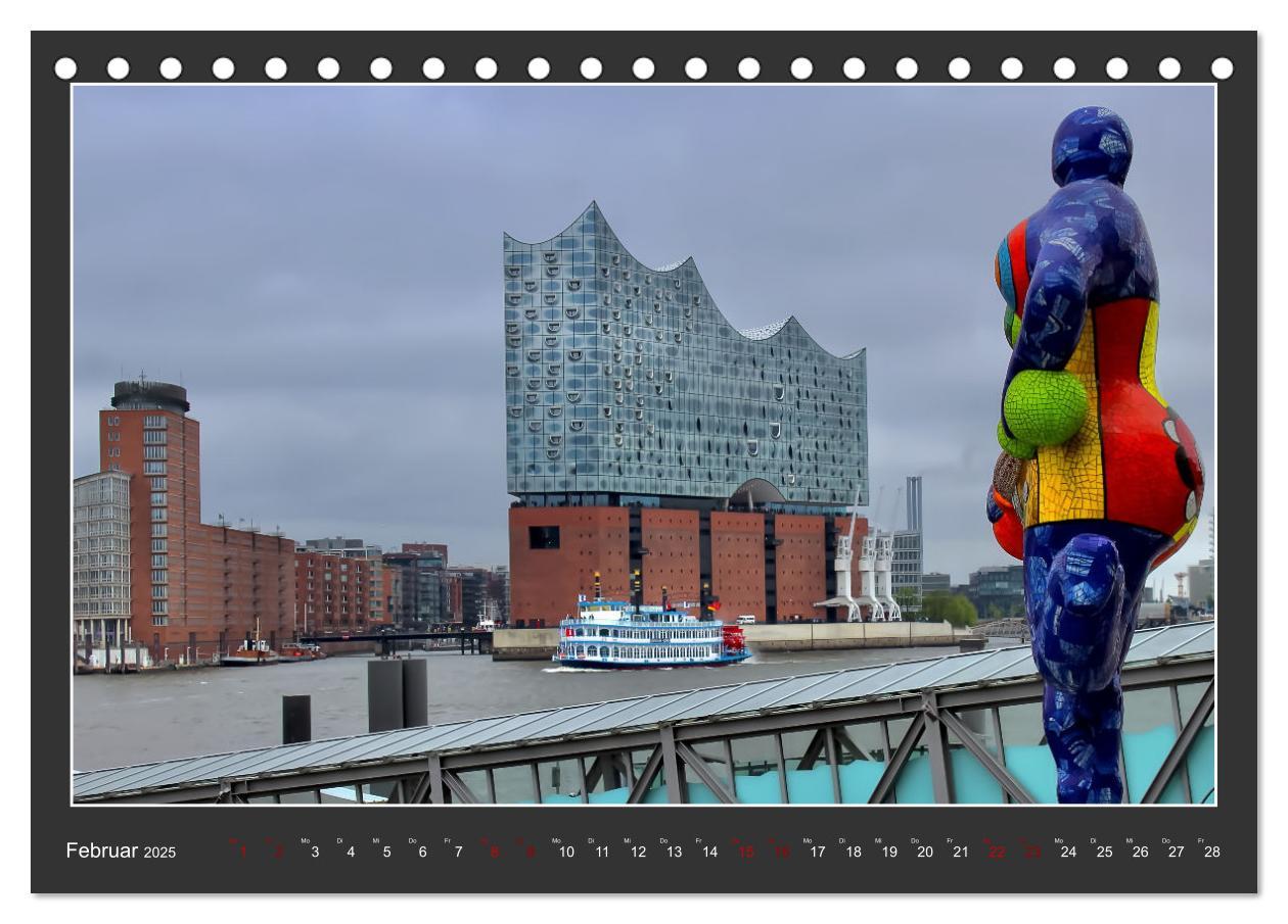 Bild: 9783383878879 | Wahrzeichen Elbphilharmonie (Tischkalender 2025 DIN A5 quer),...