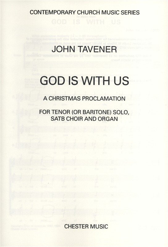 Cover: 5020679500613 | God is with us | Christmas Proclamation | John Tavener | Chorpartitur