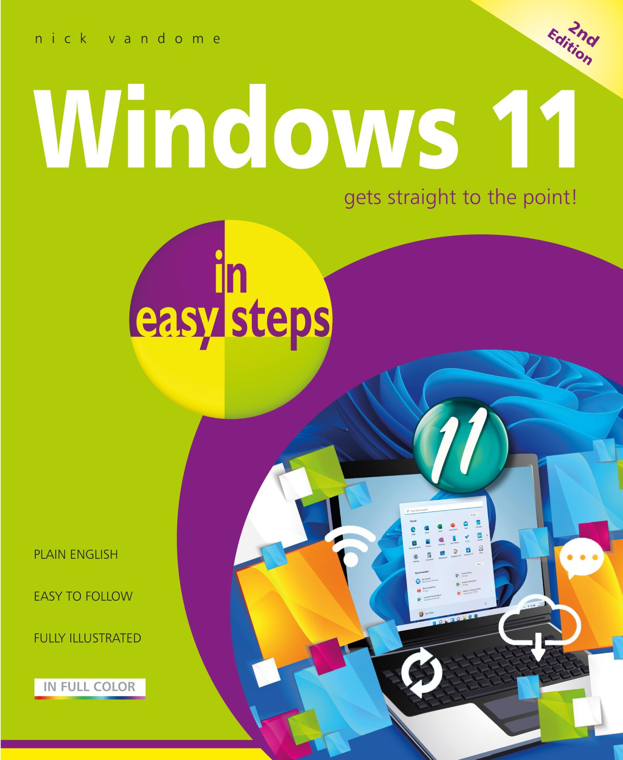 Cover: 9781787910218 | Windows 11 in Easy Steps | Covers the Windows 11 2024 Update | Vandome