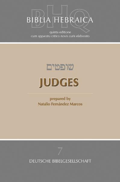 Cover: 9783438052674 | Biblia Hebraica Quinta (BHQ), Judges | Natalio Fernández Marcos | Buch