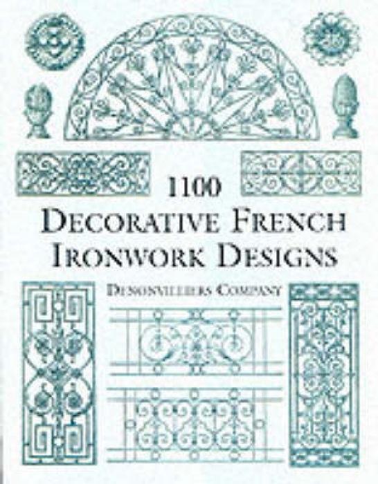 Cover: 9780486412238 | 1100 Decorative French Ironwork Designs | Denonvilliers Company | Co