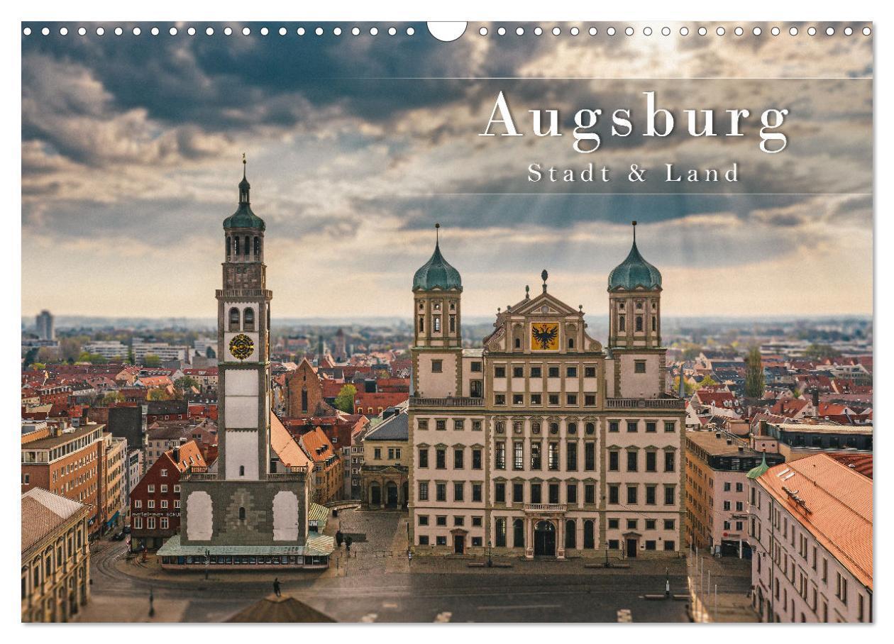 Cover: 9783675593596 | Augsburg - Stadt und Land (Wandkalender 2024 DIN A3 quer), CALVENDO...