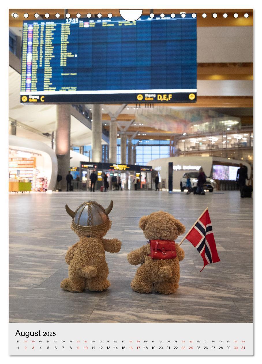 Bild: 9783435897148 | Travelling Teddy liebt es Bunt (Wandkalender 2025 DIN A4 hoch),...