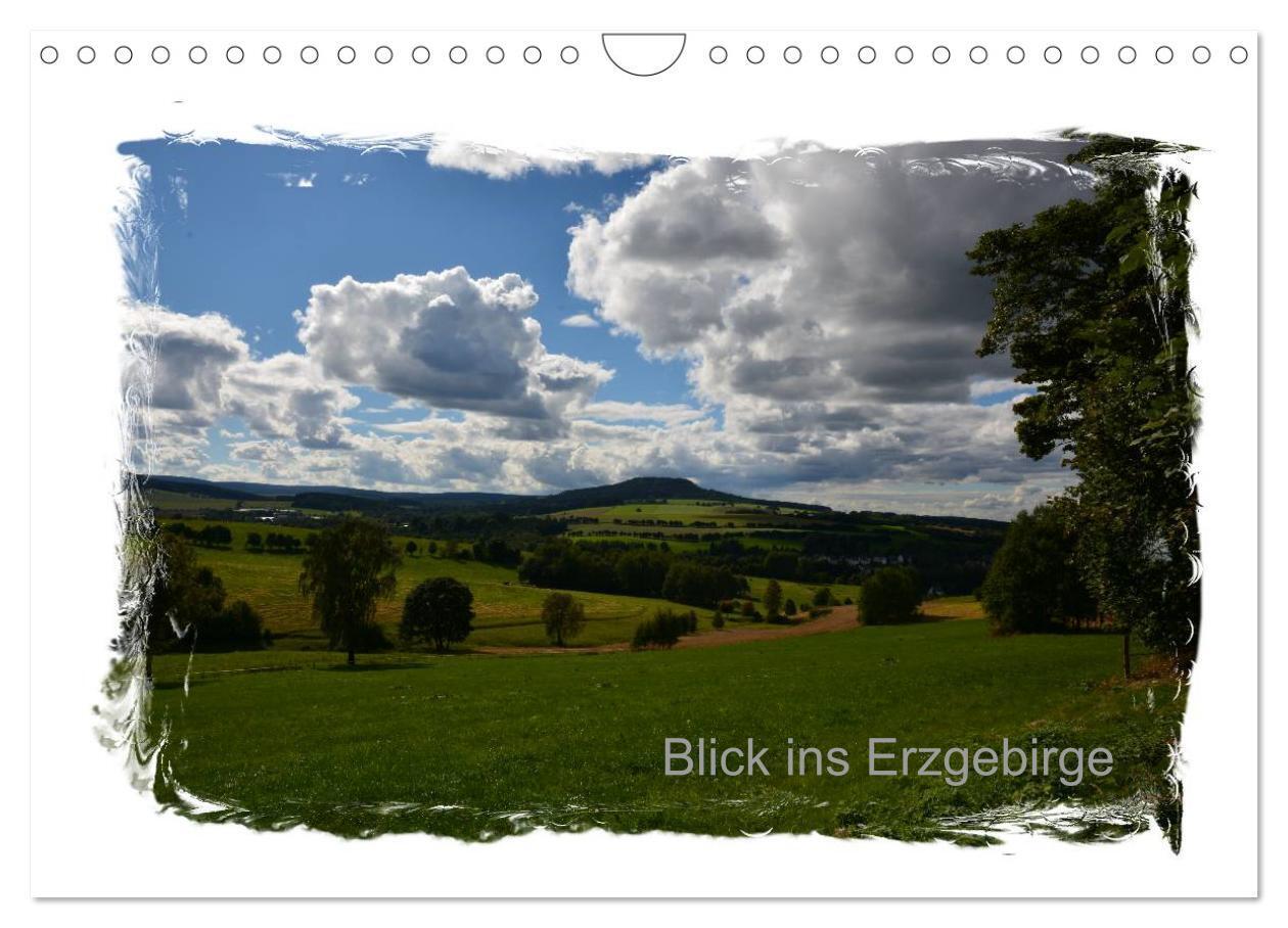 Cover: 9783435577811 | Blick ins Erzgebirge (Wandkalender 2025 DIN A4 quer), CALVENDO...