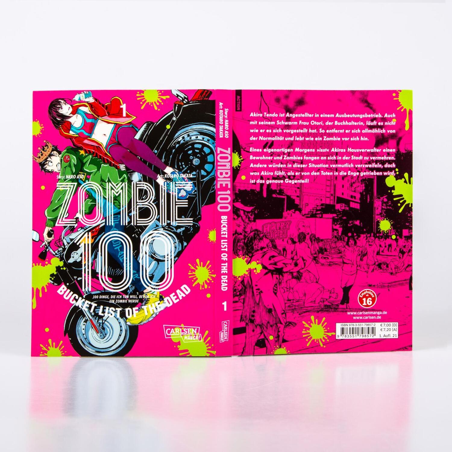 Bild: 9783551798572 | Zombie 100 - Bucket List of the Dead 1 | Kotaro Takata (u. a.) | Buch