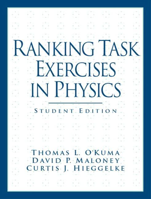 Cover: 9780131448513 | Ranking Task Exercises in Physics | Student Edition | Taschenbuch