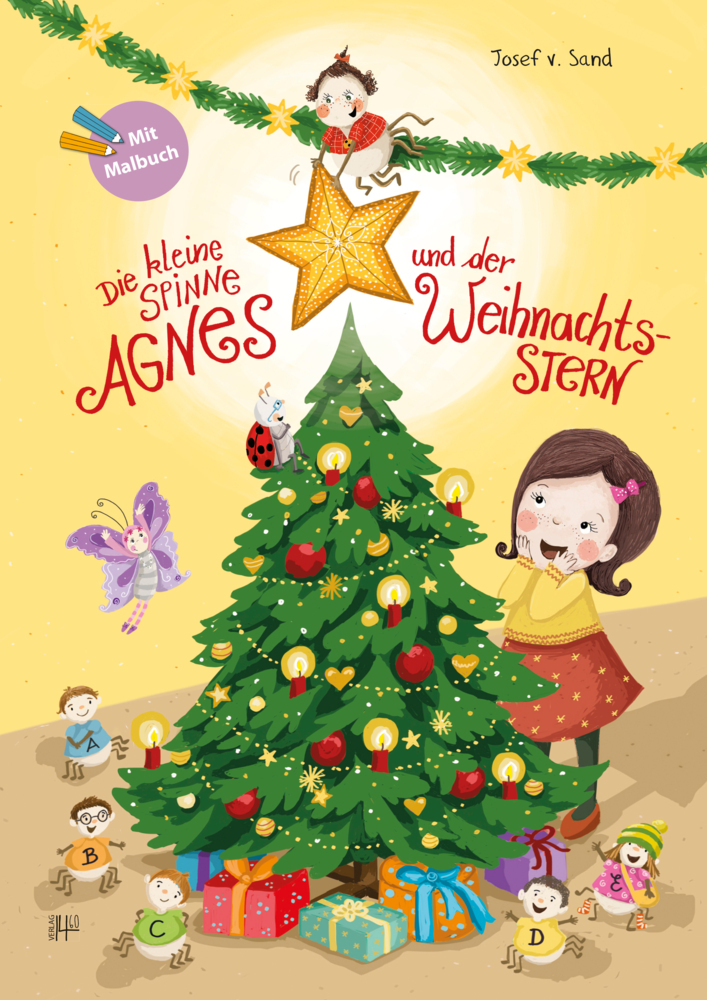 Cover: 9788899944094 | Die kleine Spinne Agnes und der Weihnachtsstern | Josef v. Sand | Buch