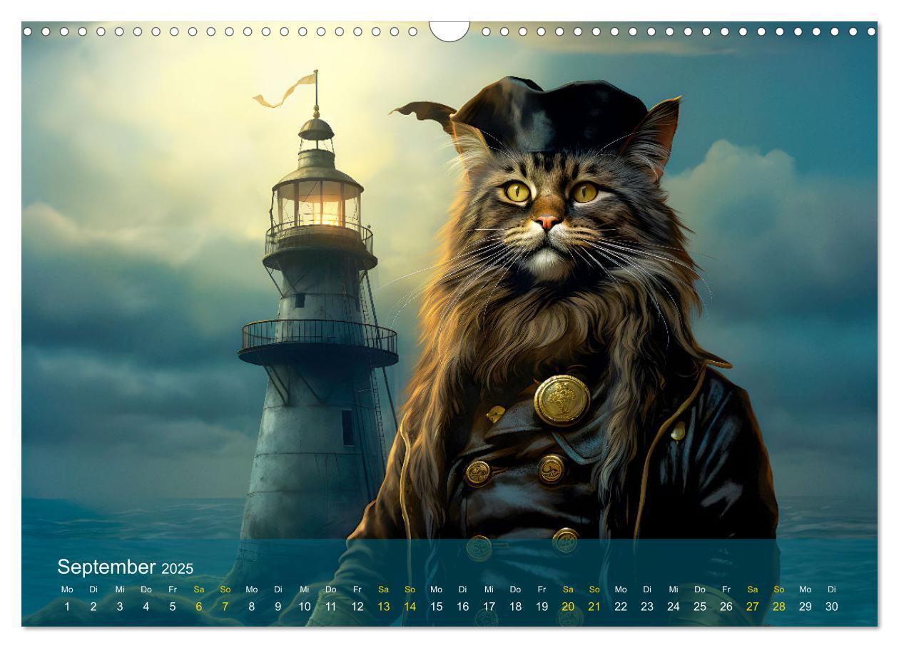 Bild: 9783383858901 | Charaktiere Katzen dieser Welt (Wandkalender 2025 DIN A3 quer),...