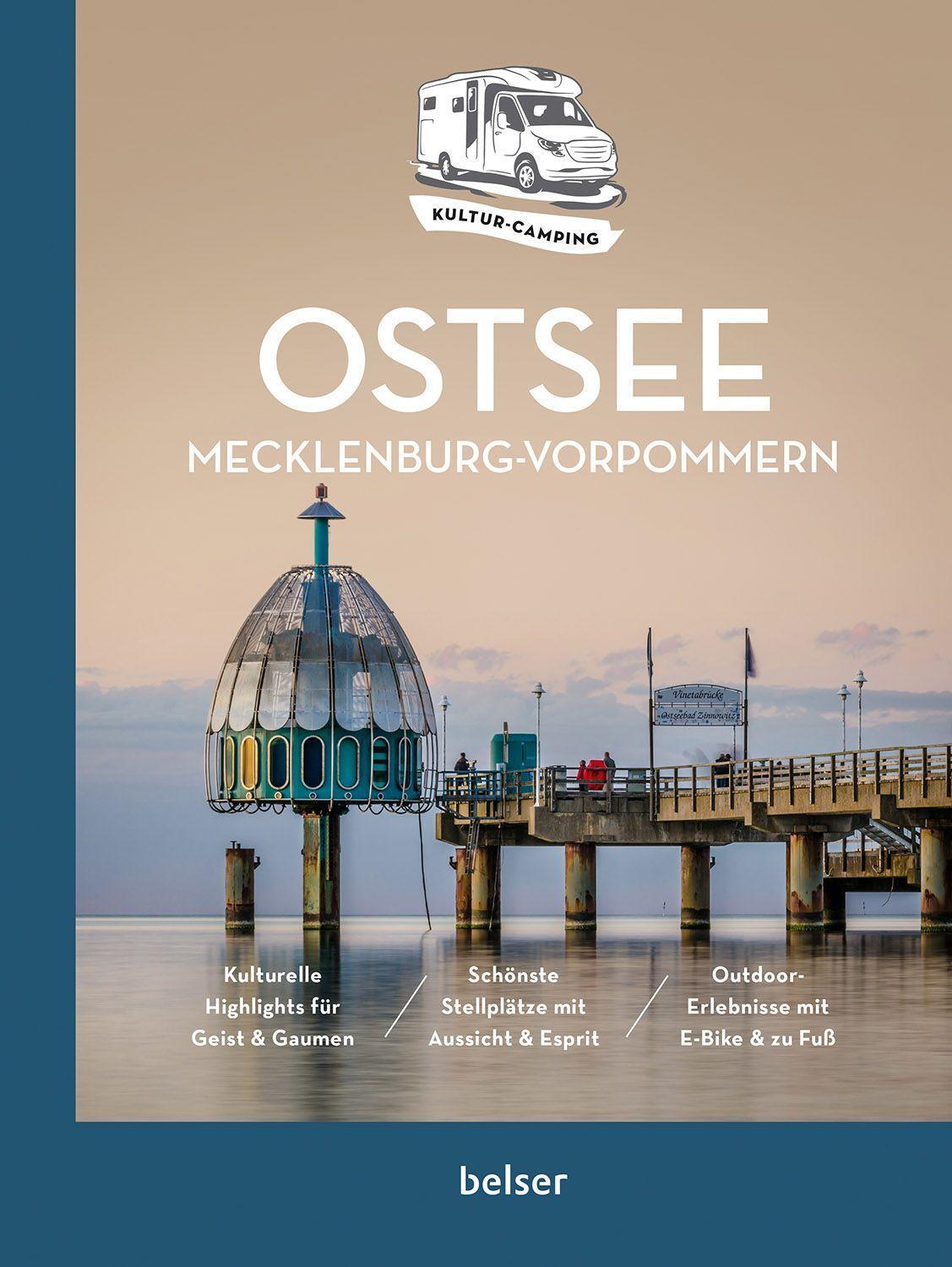 Cover: 9783989050129 | Kultur-Camping mit dem Wohnmobil. Ostsee Mecklenburg-Vorpommern | Buch