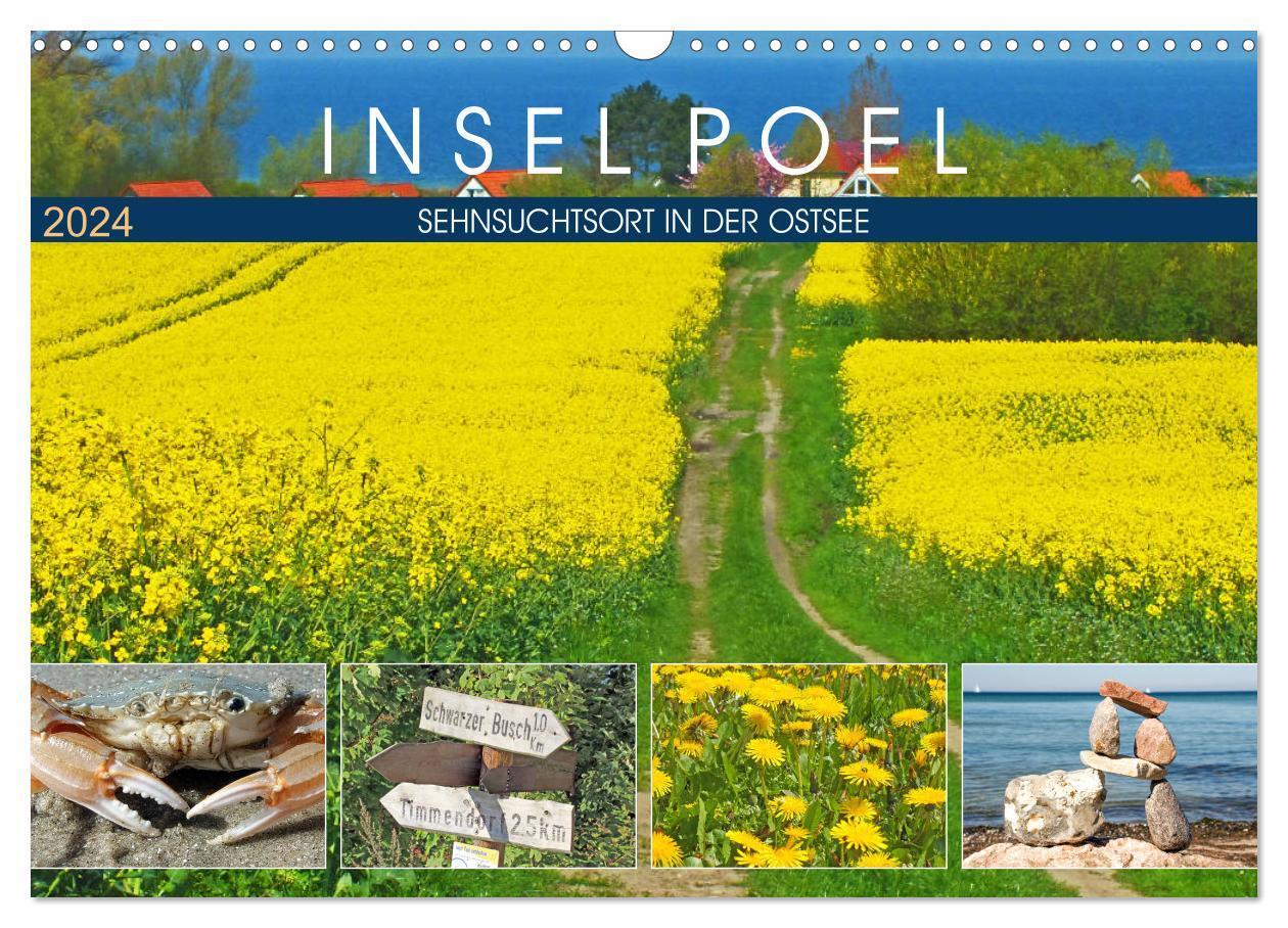 Cover: 9783675534186 | Insel Poel - Sehnsuchtsort in der Ostsee (Wandkalender 2024 DIN A3...