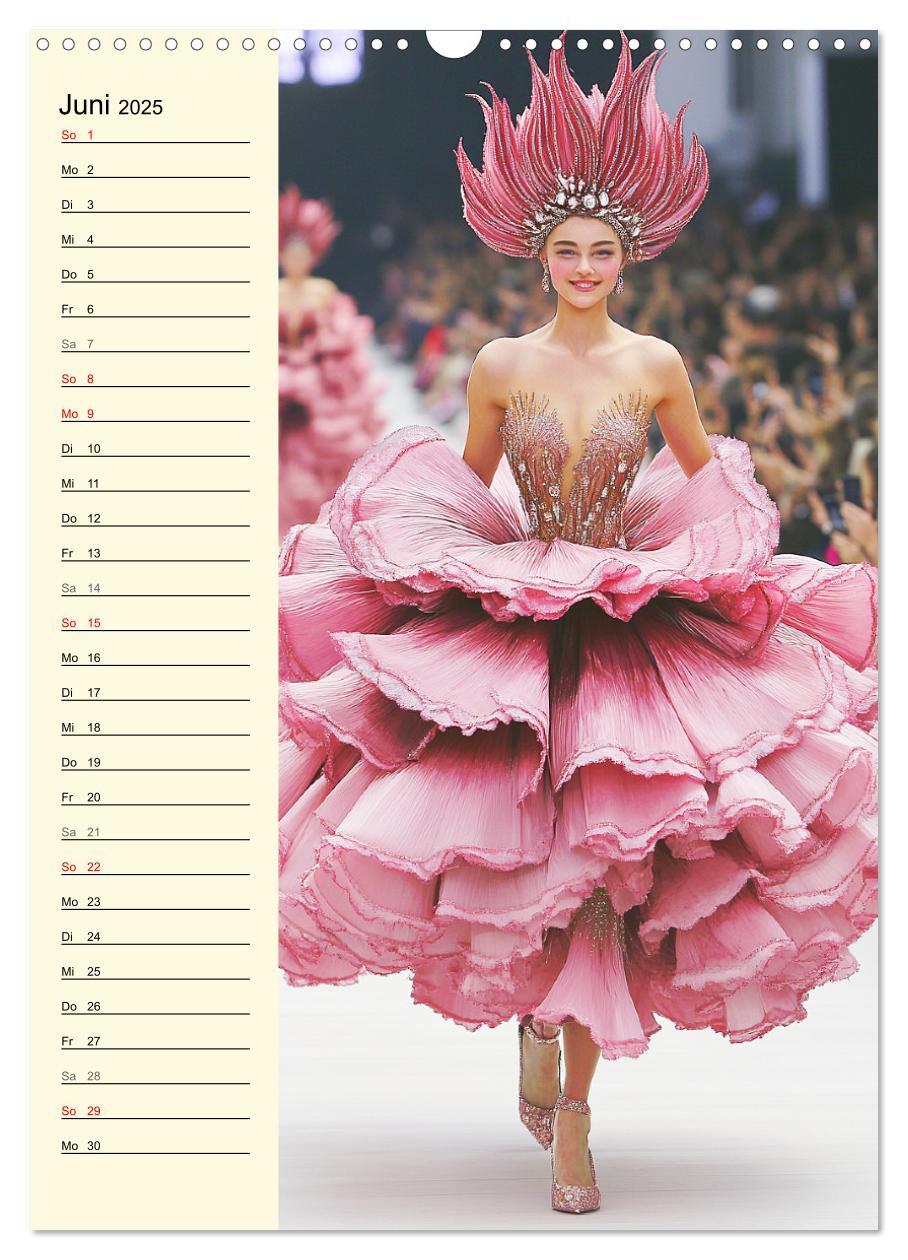 Bild: 9783457226490 | Blütenzauber. High Fashion auf dem Catwalk (Wandkalender 2025 DIN...