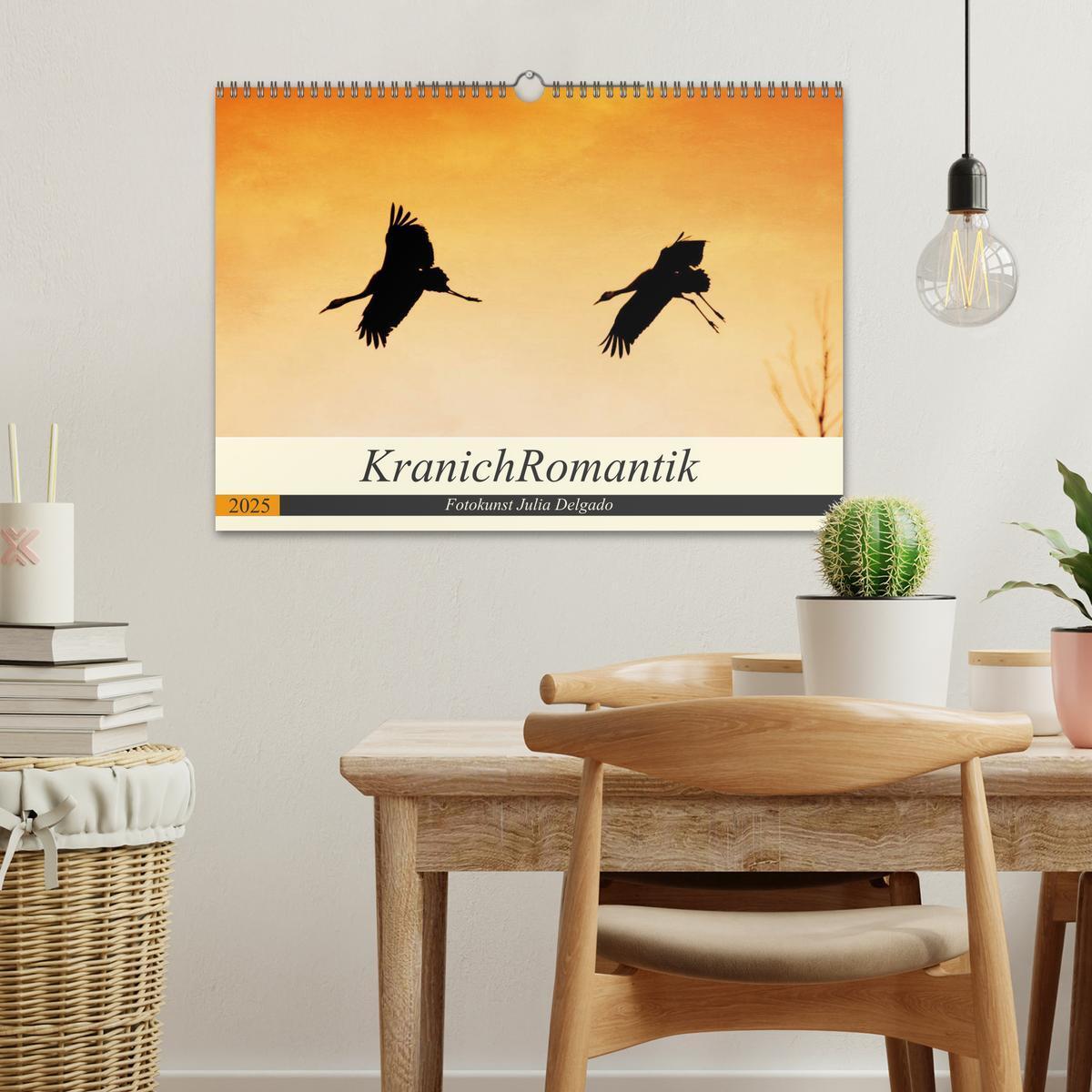 Bild: 9783435283521 | KranichRomantik (Wandkalender 2025 DIN A3 quer), CALVENDO...