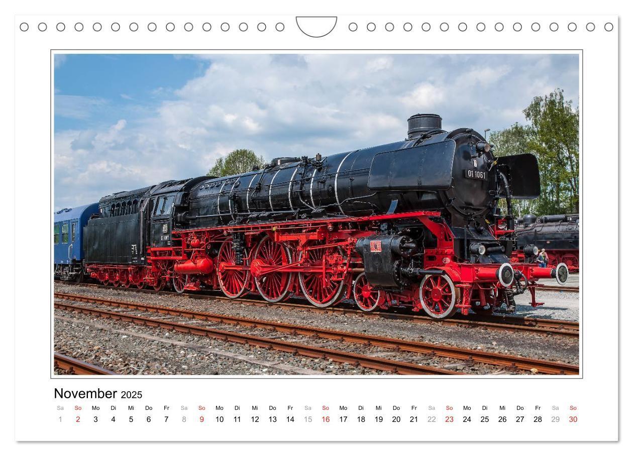 Bild: 9783435552863 | Unter Dampf - Dampflokromantik (Wandkalender 2025 DIN A4 quer),...