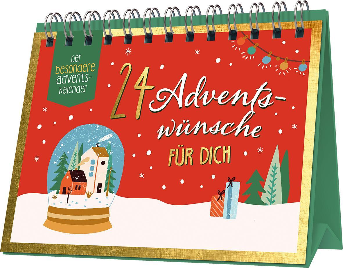 Cover: 9783625192763 | 24 Adventswünsche für dich | Der besondere Adventskalender | Buch