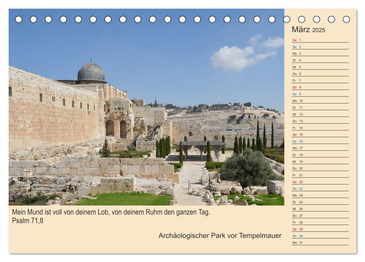 Bild: 9783435764853 | Jerusalem mit Bibelversen / Geburtstagsplaner (Tischkalender 2025...