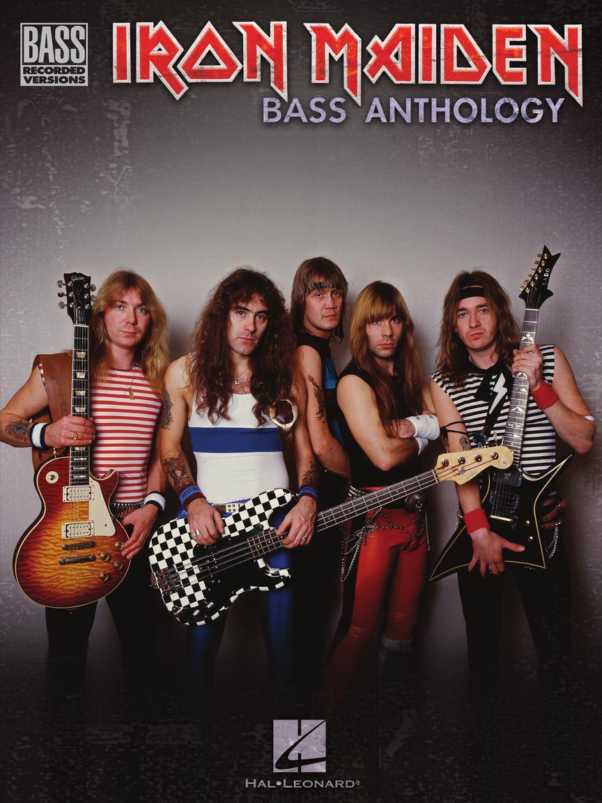 Cover: 884088111540 | Iron Maiden Bass Anthology | Bass Recorded Versions | Hal Leonard