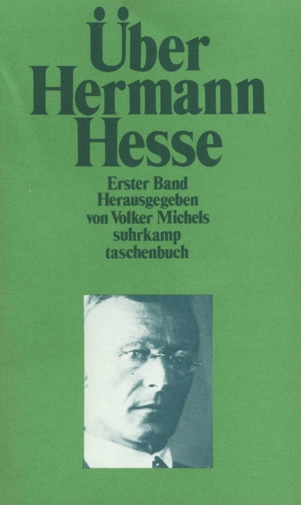 Cover: 9783518368312 | Über Hermann Hesse. Bd.1 | 1904-1962 | Volker Michels | Taschenbuch