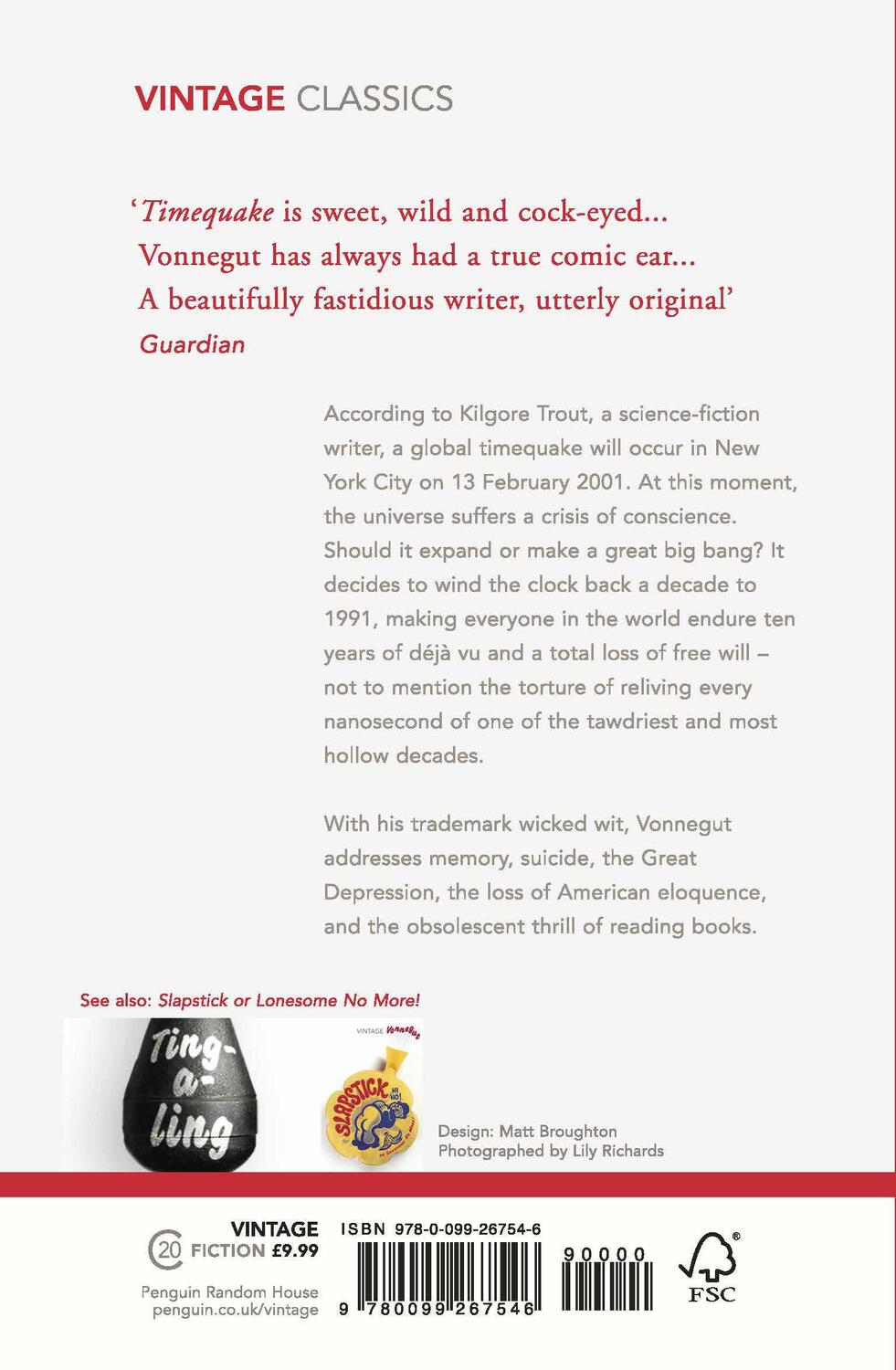 Rückseite: 9780099267546 | Timequake | Kurt Vonnegut | Taschenbuch | Vintage Classics | Englisch
